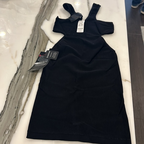 BeBe Black Dress with Waist Cutouts-M/L-NWT - Picture 5 of 8